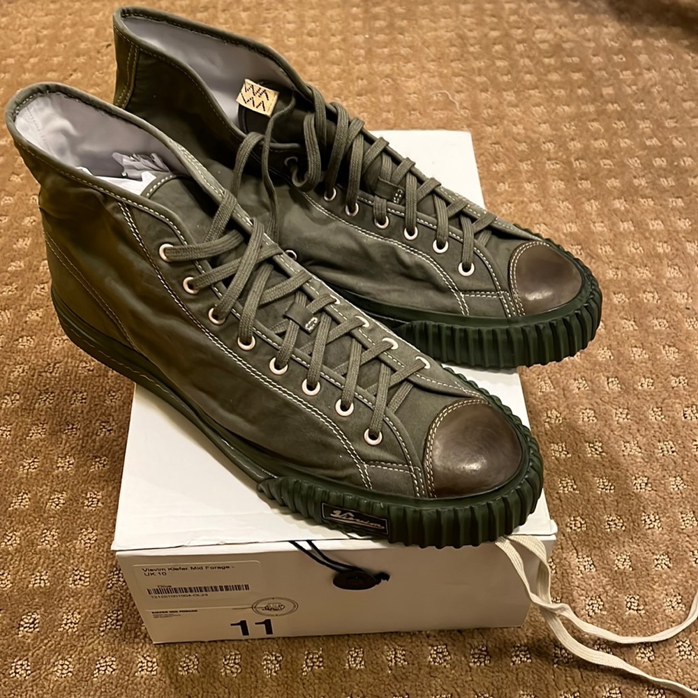 Visvim Kiefer Mid Forage-UK 10 US 11 olive